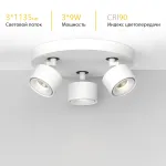 Потолочный поворотный светодиодный светильник LeDron SAGITONY SAGITONY R3 S75 White Dim 4000K