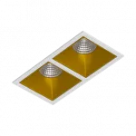 Встраиваемый светодиодный светильник LeDron RISE KIT RISE KIT 2 LED 3000K White-Gold