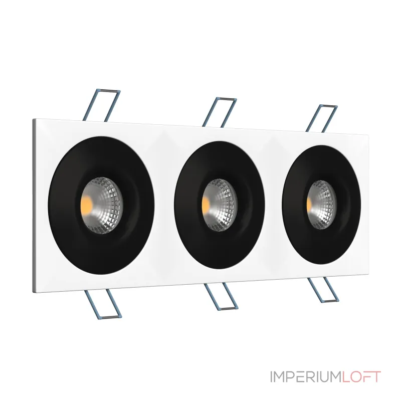 Встраиваемый светильник под сменную лампу LeDron AO1501002 AO1501002 SQ3 White-Black