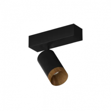 Потолочный светодиодный светильник LeDron SAGITONY SAGITONY E S60 Wooden Black Потолочный светодиодный светильник LeDron SAGITONY SAGITONY E S60 Wooden Black
