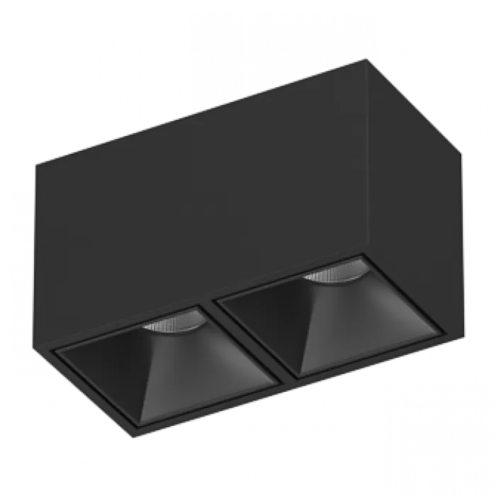 Потолочный светодиодный светильник LeDron KUBING KUBING 2 Black TRIAC 4000K от ImperiumLoft