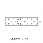 Светодиодная лента LeDron D8252 D8252DW848E