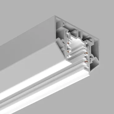 Трехфазный трек (в натяжной потолок) Ledron АВД-4710 (5102) 1250 мм White