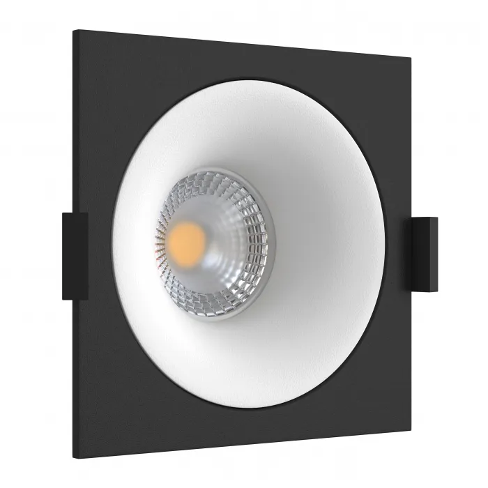 Встраиваемый светильник под сменную лампу LeDron MJ1003 MJ1003 SQ Black-White от ImperiumLoft