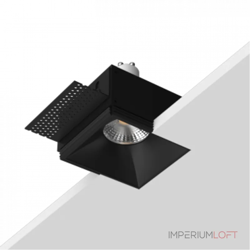 Встраиваемый светильник под сменную лампу LeDron RISE SQ H KIT1 RISE SQ H KIT1 Black Встраиваемый светильник под сменную лампу LeDron RISE SQ H KIT1 RISE SQ H KIT1 Black