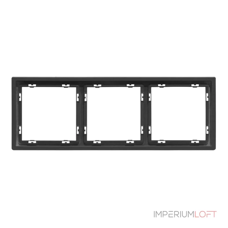 Рамка на 3 поста для розеток и выключателей LeDron 3 Frame PC Grey Рамка на 3 поста для розеток и выключателей LeDron 3 Frame PC Grey