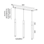 Подвесной светильник LeDron SAGITONY E T40 Wooden E3 T40 Wooden 100 Wh