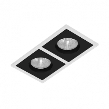 Встраиваемый светодиодный светильник LeDron BRUTAL BRUTAL SQ2 White-Black TRIAC Встраиваемый светодиодный светильник LeDron BRUTAL BRUTAL SQ2 White-Black TRIAC