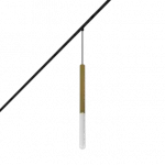 Трековый светильник LeDron MH-1001-T Gold + Black adapter