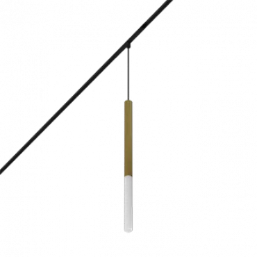 Трековый светильник LeDron MH-1001-T Gold + Black adapter