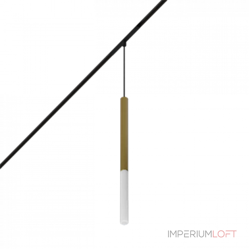 Трековый светильник LeDron MH-1001-T Gold + Black adapter