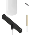 Трековый светильник LeDron MH-1001-T Gold + Black adapter