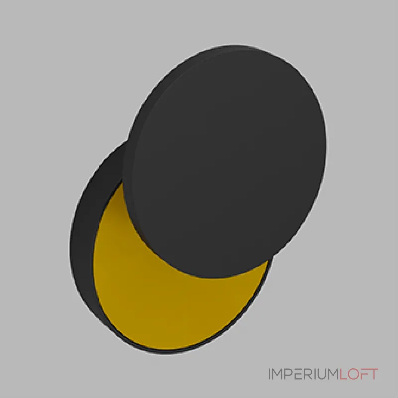 Настенный светодиодный светильник LeDron UFO UFO G3 Black-Gold