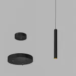 Подвесной светодиодный светильник Ledron SAGITONY R3 T40 Black-Gold 4000K от ImperiumLoft