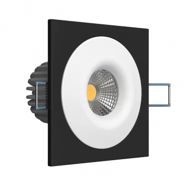 Встраиваемый светодиодный светильник LeDron LH07S-R LH07S-R SQ Black-White