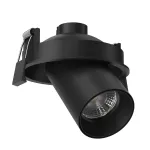 Встраиваемый поворотный светильник под сменную лампу LeDron MJ-1130 Black от ImperiumLoft