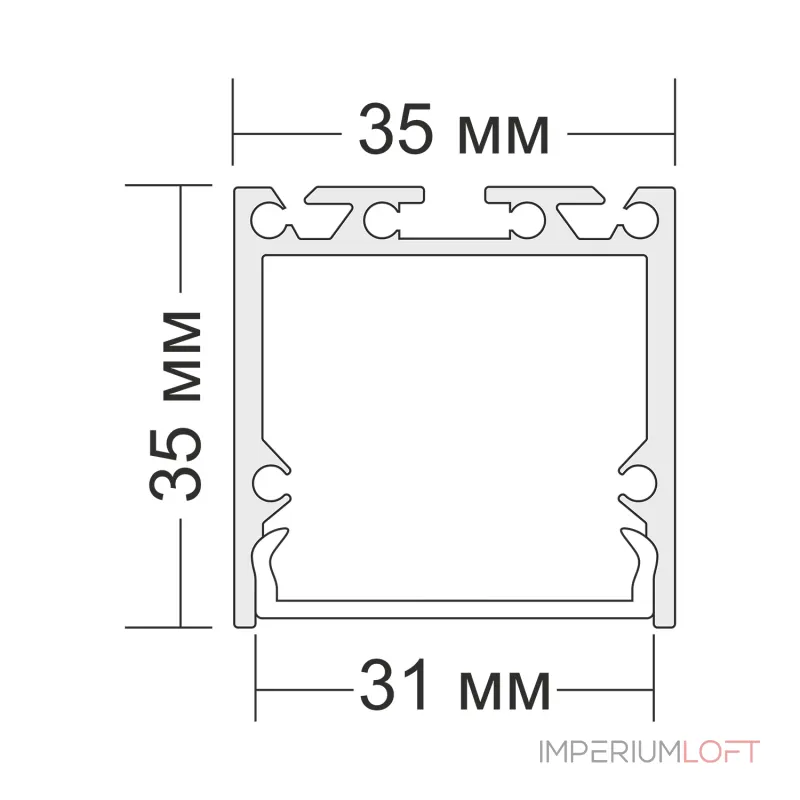 Накладной профиль LeDron 13173 13173(B)+RMP-20 от ImperiumLoft Накладной профиль LeDron 13173 13173(B)+RMP-20 от ImperiumLoft