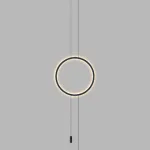 Подвесной светодиодный светильник LeDron ECLIPSE Ring AP1-S BK от ImperiumLoft