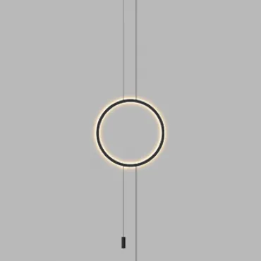 Подвесной светодиодный светильник LeDron ECLIPSE Ring AP1-S BK