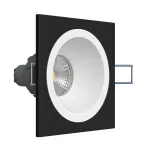 Встраиваемый светильник под сменную лампу LeDron AO1501009 AO1501009 SQ Black-White
