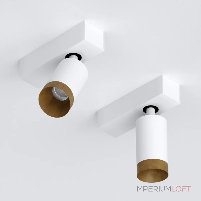 Потолочный светодиодный светильник LeDron SAGITONY SAGITONY E S60 Wooden White Потолочный светодиодный светильник LeDron SAGITONY SAGITONY E S60 Wooden White