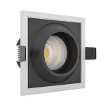 Встраиваемый светодиодный светильник LeDron GIZA GIZA SQ White-Black
