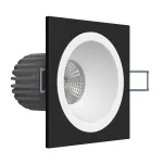 Встраиваемый светодиодный светильник LeDron LH07H-R LH07H-R SQ Black-White