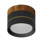 Потолочный светодиодный светильник LeDron BARREL BARREL Wooden Black