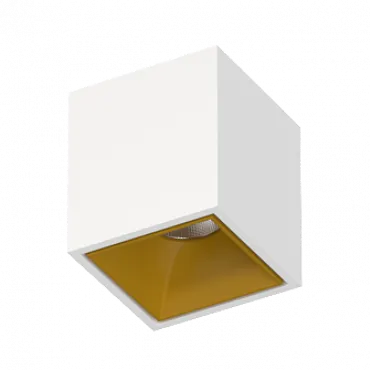 Потолочный светодиодный светильник LeDron KUBING KUBING White-Gold 4000K