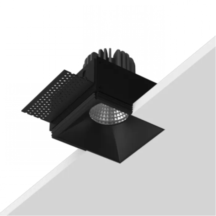 Встраиваемый светодиодный светильник LeDron RISE SQ H KIT1 RISE SQ H KIT1 LED 4K Black от ImperiumLoft