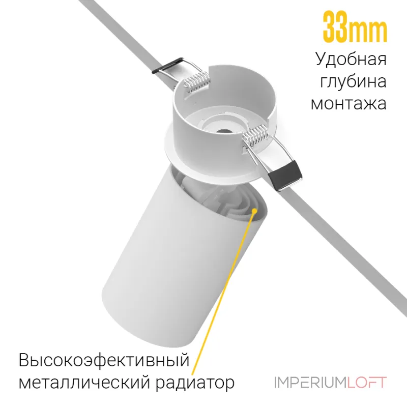 Встраиваемый потолочный светильник LeDron SAGITONY R BASIC S60 W TRIAC Встраиваемый потолочный светильник LeDron SAGITONY R BASIC S60 W TRIAC