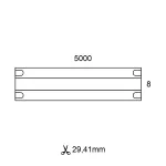 Светодиодная лента LeDron DF1524 DF152408NO-9WWNSA012WS0500