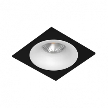 Встраиваемый светильник под сменную лампу LeDron MJ1003 MJ1003 SQ Black-White