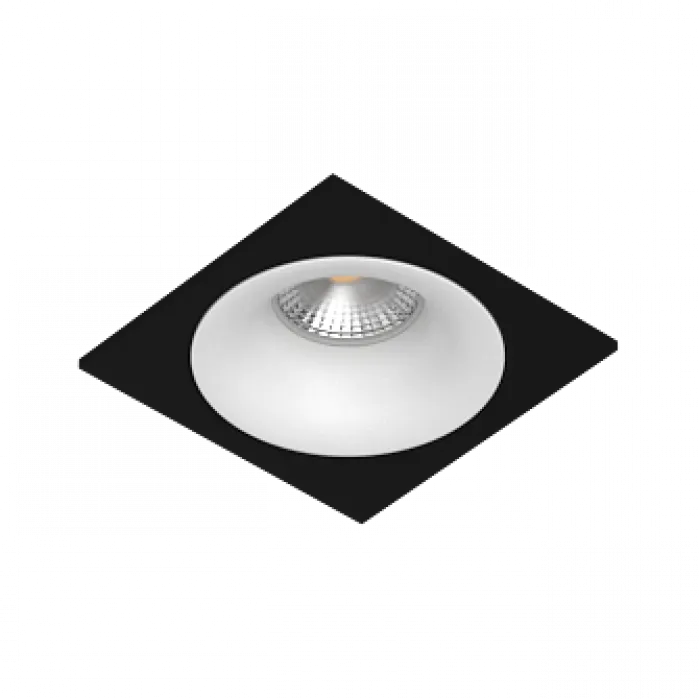 Встраиваемый светильник под сменную лампу LeDron MJ1003 MJ1003 SQ Black-White от ImperiumLoft