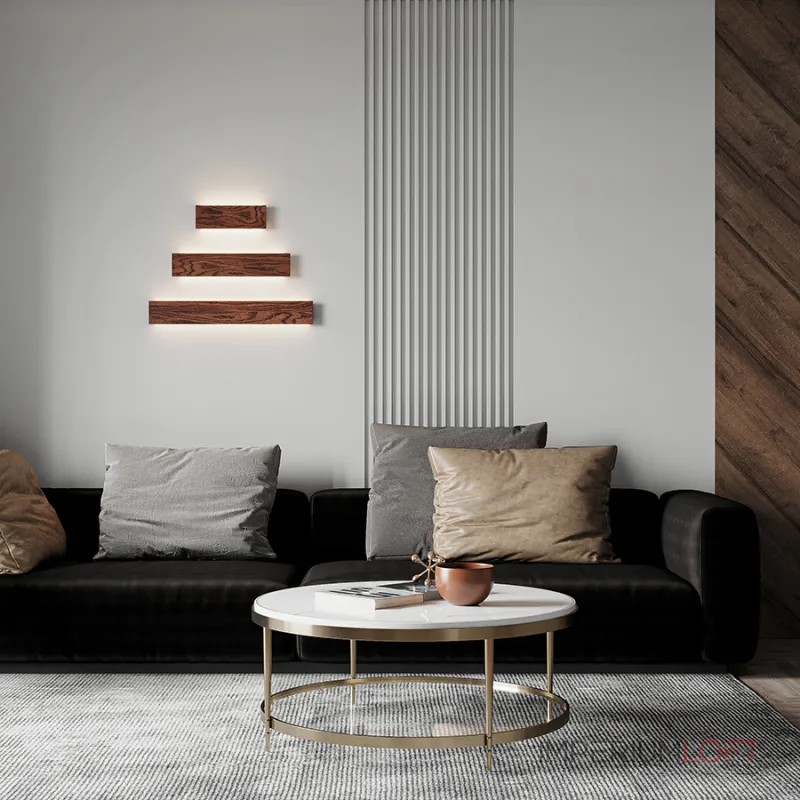 Настенный светодиодный светильник LeDron GW-M066 GW-M066-495 Wooden White