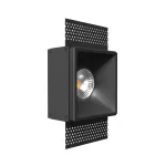 Встраиваемый светильник под сменную лампу LeDron RISE SQ H KIT1 RISE SQ H KIT1 Black