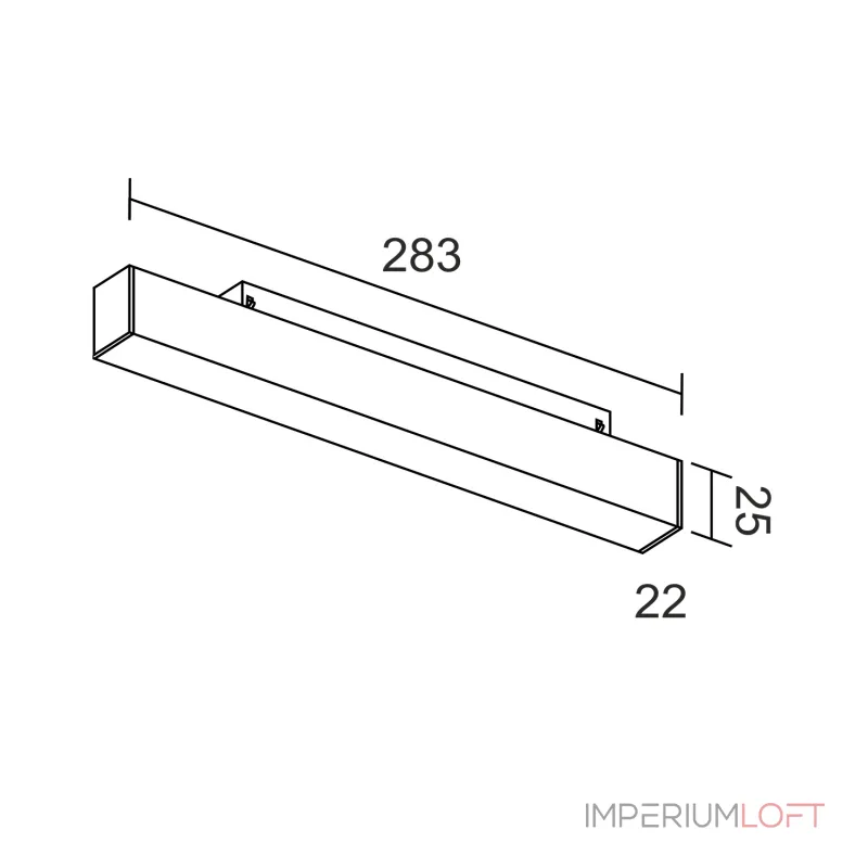 Светодиодный светильник для магнитной системы LeDron Sagi line MAX L000017 от ImperiumLoft