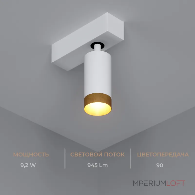 Потолочный светодиодный светильник LeDron SAGITONY SAGITONY E S60 Wooden White Потолочный светодиодный светильник LeDron SAGITONY SAGITONY E S60 Wooden White