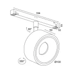 Светодиодный светильник для магнитной системы LeDron Sagi 1180 Sagi 1180 White 3K от ImperiumLoft Светодиодный светильник для магнитной системы LeDron Sagi 1180 Sagi 1180 White 3K от ImperiumLoft