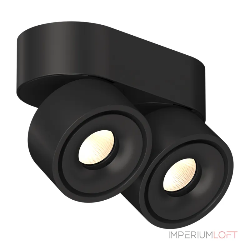 Потолочный поворотный светодиодный светильник LeDron LH8W LH8W 2 Black 4000K
