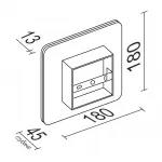 Настенный светодиодный светильник LeDron LD4180 LD4180-BLK от ImperiumLoft Настенный светодиодный светильник LeDron LD4180 LD4180-BLK от ImperiumLoft