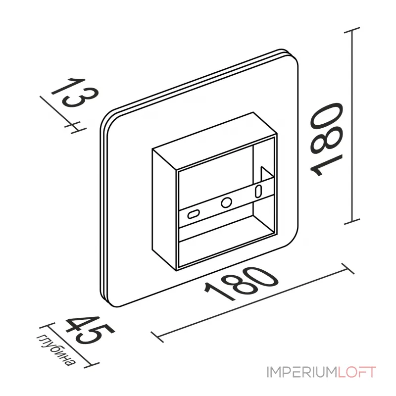Настенный светодиодный светильник LeDron LD4180 LD4180-BLK от ImperiumLoft Настенный светодиодный светильник LeDron LD4180 LD4180-BLK от ImperiumLoft