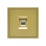 Розетка компьютерная одиночная LeDron CAT 6 (DATA) Gold
