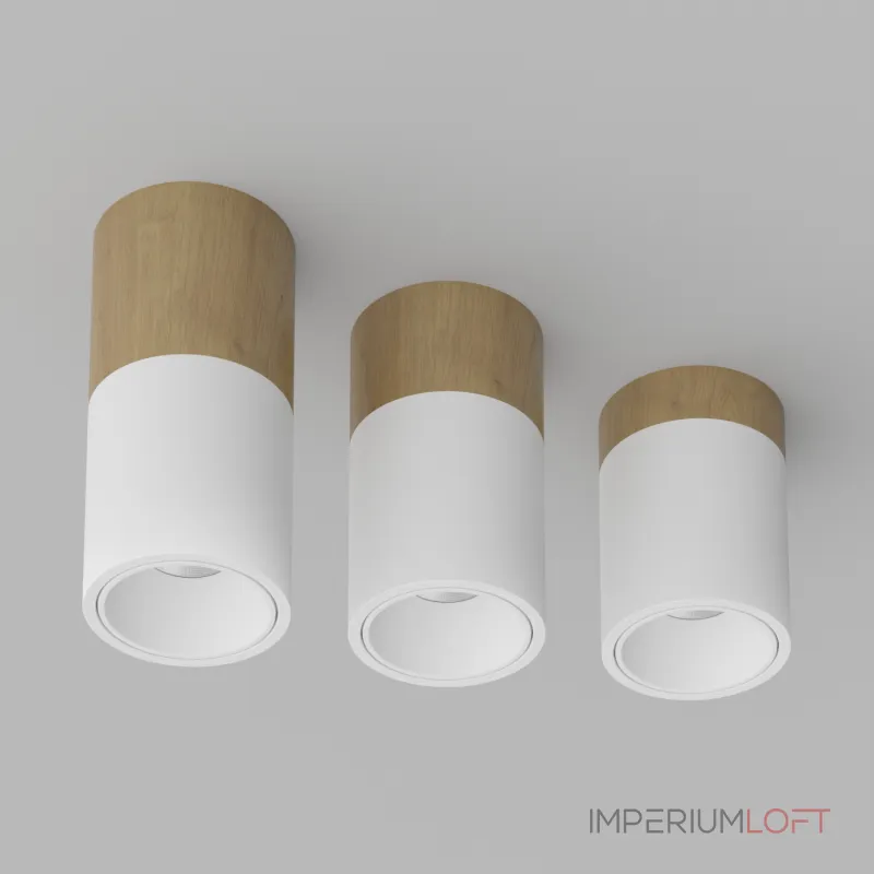 Потолочный светодиодный светильник LeDron RINBOK Wooden RINBOK 160 Wooden White TRIAC
