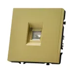 Розетка компьютерная одиночная LeDron CAT 6 (DATA) Gold