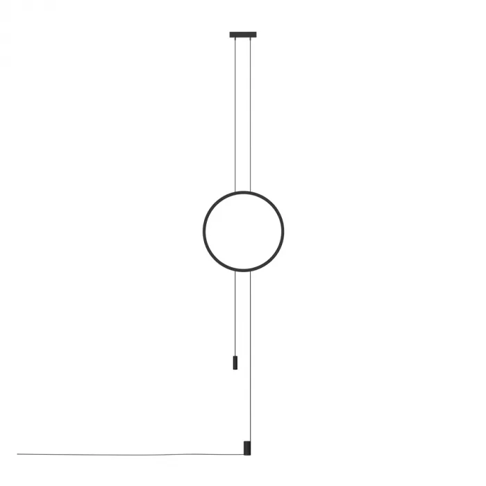 Подвесной светодиодный светильник LeDron ECLIPSE Ring AP1-S BK от ImperiumLoft