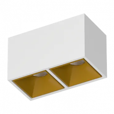 Потолочный светодиодный светильник LeDron KUBING KUBING 2 White-Gold TRIAC