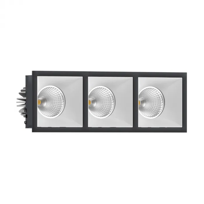 Встраиваемый светодиодный светильник LeDron RISE KIT RISE KIT 3 LED 4000K Black-White от ImperiumLoft