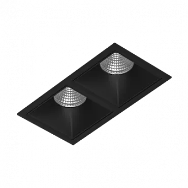 Встраиваемый светодиодный светильник LeDron RISE KIT RISE KIT 2 LED 4000K Black