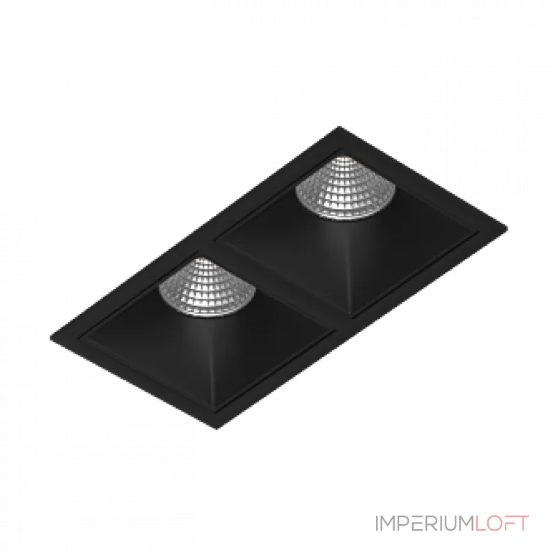Встраиваемый светодиодный светильник LeDron RISE KIT RISE KIT 2 LED 4000K Black